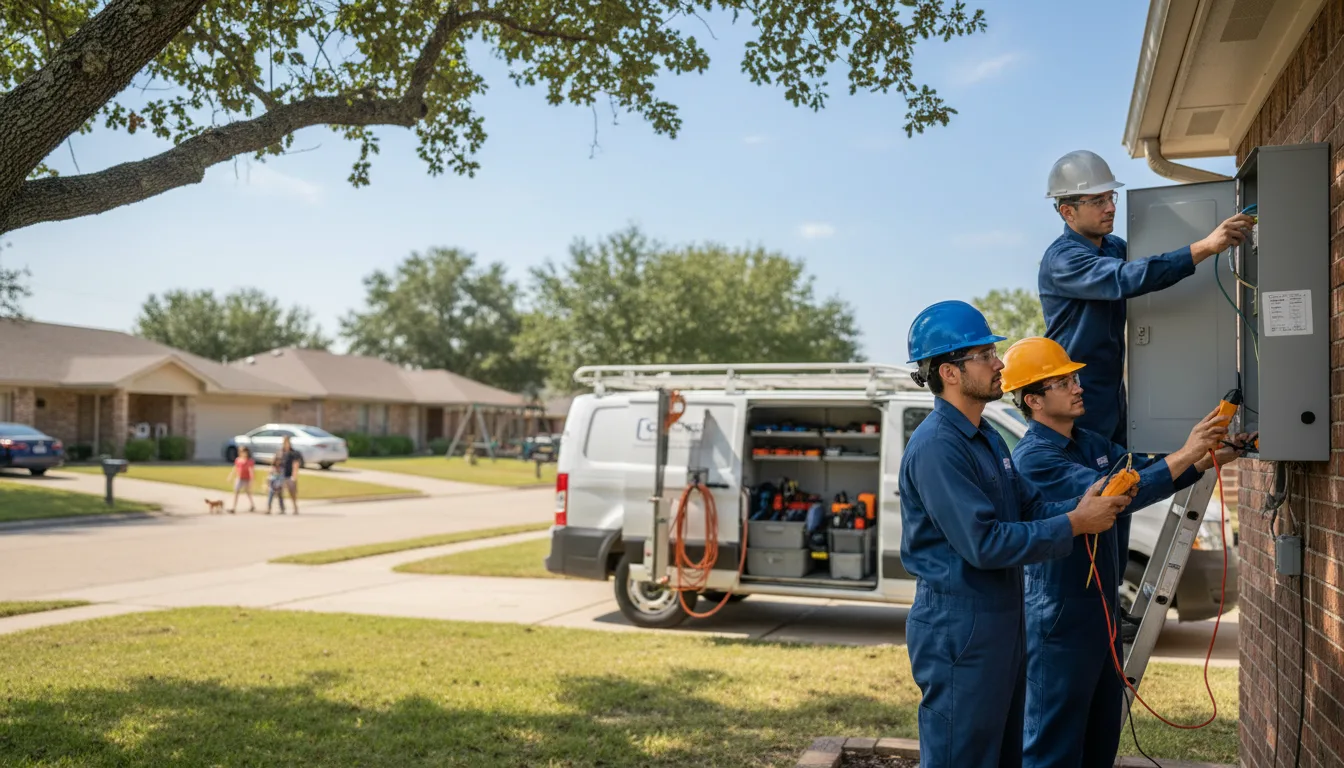 Certified electrician providing emergency electrical services in Amorita, OK